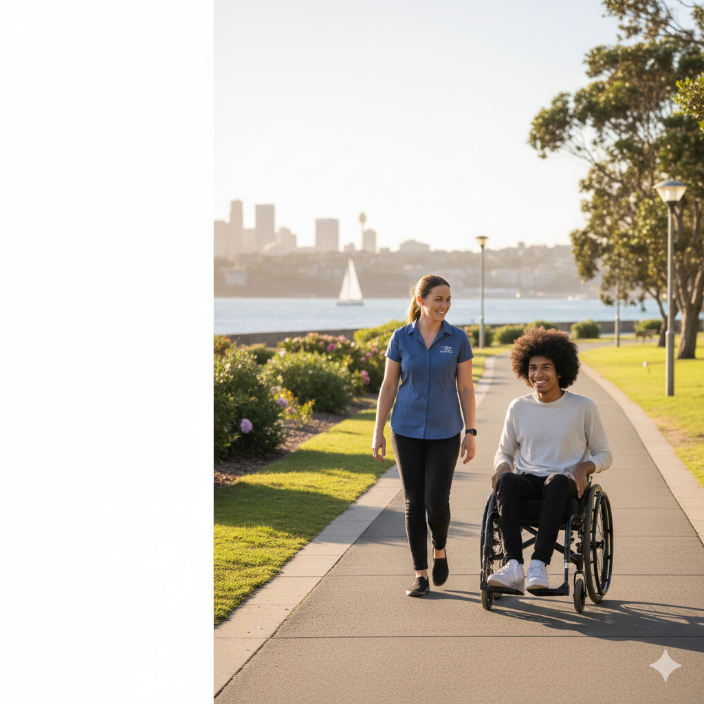 NDIS participant empowered in the community