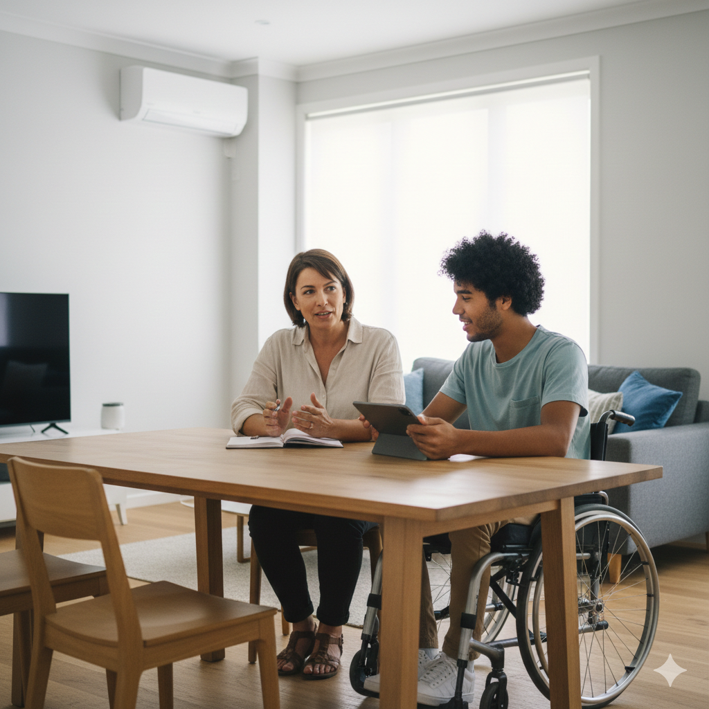 Participant and family planning together